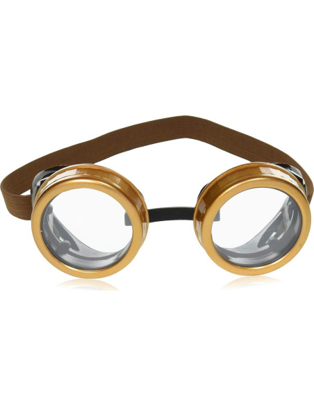 Gafas Steampunk Rubies para Adultos - Marrón, Ajuste Universal Gafas Steampunk Rubies para Adultos - Marrón, Ajuste Universal