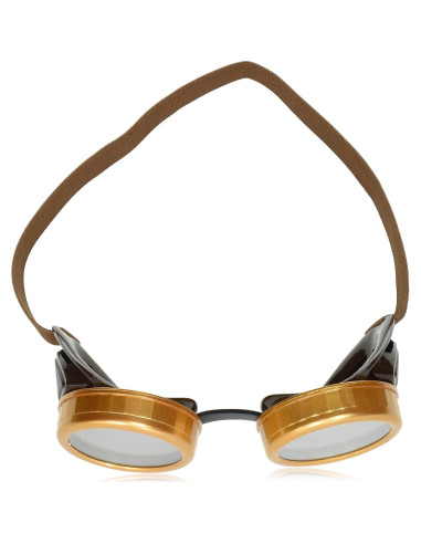 Gafas Steampunk Rubies para Adultos - Marrón, Ajuste Universal