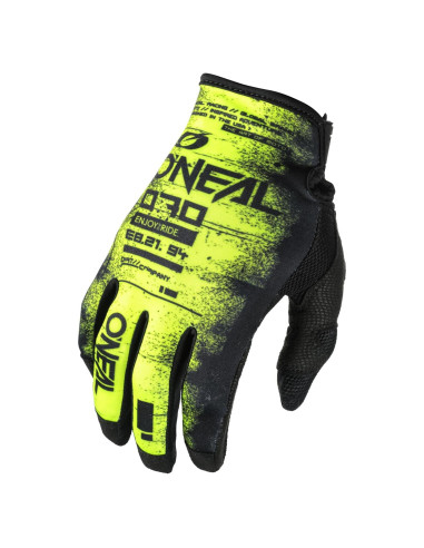 Guante O'NEAL Mayhem V.24 Niños Negro/Neón Talla 6