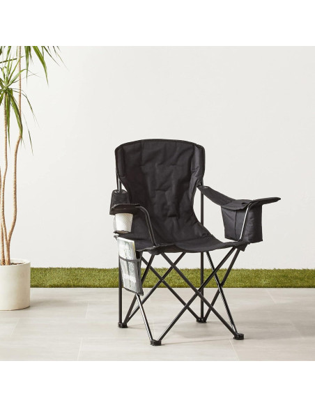 Silla de Camping Plegable Amazon Basics Acolchada Silla de Camping Plegable Amazon Basics Acolchada