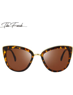 Gafas de Sol Retro Polarizadas Fresh Ojo de Gato - Demi Marrón 2