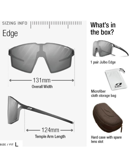 Gafas de sol Julbo Edge para mujer con lentes intercambiables Gafas de sol Julbo Edge para mujer con lentes intercambiables