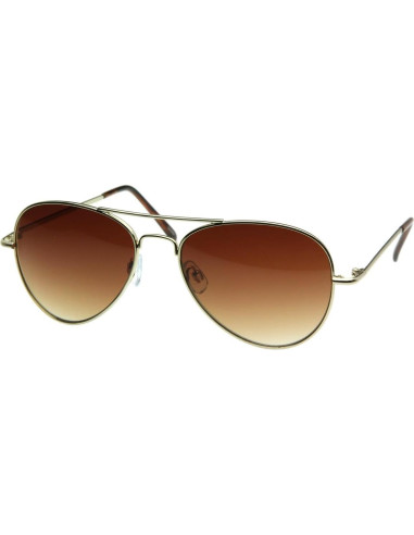 Gafas de Sol Aviador para Mujeres zeroUV 50mm Oro UV400