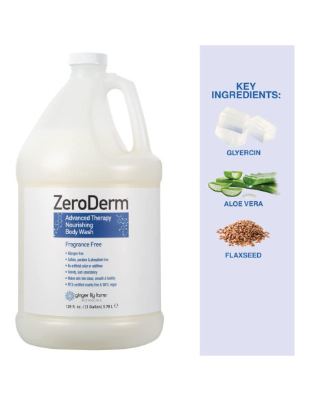 Gel de Ducha Nutritivo Ginger Lily Farms 1 Galón Vegano Gel de Ducha Nutritivo Ginger Lily Farms 1 Galón Vegano