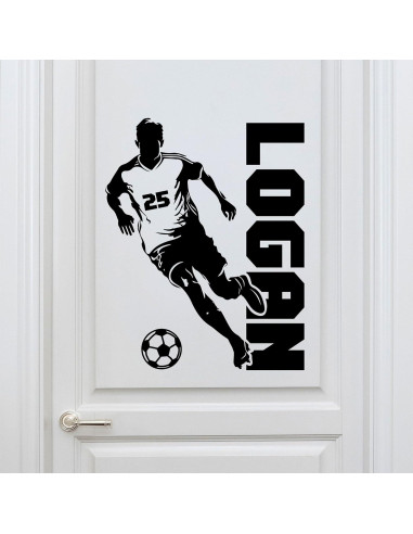 Calcomanías de Pared de Fútbol Personalizadas SolowayDecor