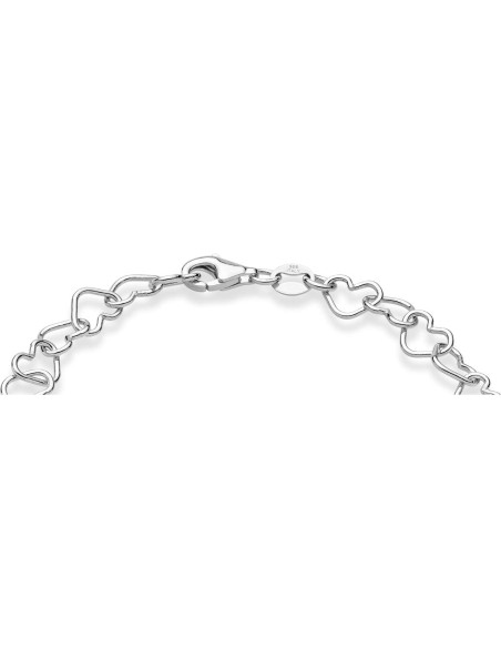 Tobillera de Plata de Ley 925 Miabella Corazón 22.86 cm Tobillera de Plata de Ley 925 Miabella Corazón 22.86 cm