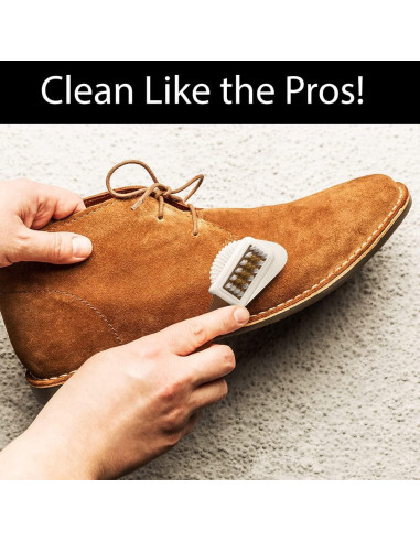 Cepillo Limpiador de Suede y Nubuck Shacke - 4 Vías