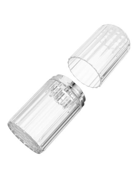 Estuche de Viaje para Cepillo de Dientes Garneck Plata 21.2cm Estuche de Viaje para Cepillo de Dientes Garneck Plata 21.2cm
