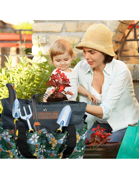 Bolsa de Herramientas de Jardín MeiMeSu Verde 10 Bolsillos Bolsa de Herramientas de Jardín MeiMeSu Verde 10 Bolsillos