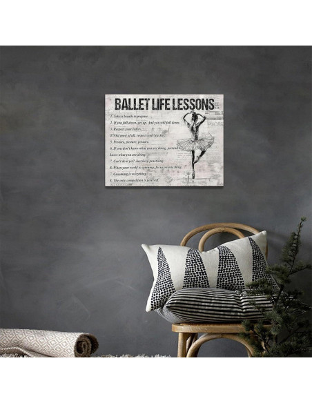 Pintura en Lienzo Ballet Lecciones de Vida 30x40cm Pintura en Lienzo Ballet Lecciones de Vida 30x40cm