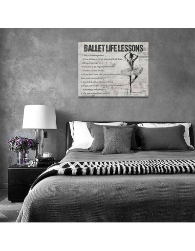 Pintura en Lienzo Ballet Lecciones de Vida 30x40cm