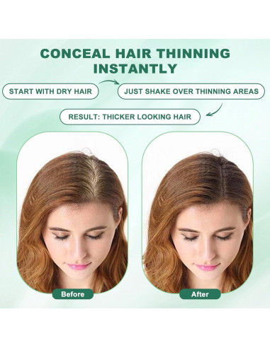 Fibras para Cabello Fino Esermoon Marrón Oscuro 11.83g