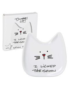 Soporte para Cucharas de Cerámica Pavilion Blobby Cat 12.7 cm