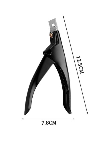 Cortador de Uñas Acrílicas SUMAJU Profesional Negro 12.7 cm