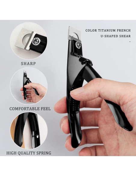 Cortador de Uñas Acrílicas SUMAJU Profesional Negro 12.7 cm Cortador de Uñas Acrílicas SUMAJU Profesional Negro 12.7 cm