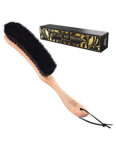 Cepillo para Sombreros Atzi Hats - Cerdas de Caballo 100% - 26.67 cm