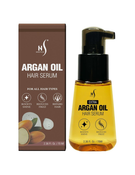 Suero Antifrizz HerStyler 70 ml - Aceite de Argán para Cabello Suero Antifrizz HerStyler 70 ml - Aceite de Argán para Cabello