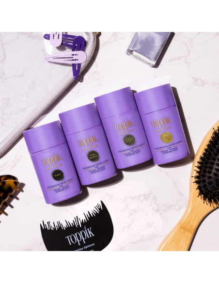 Polvo de Fibra de Cabello Toppik 12g - Marrón Medio Volumen Polvo de Fibra de Cabello Toppik 12g - Marrón Medio Volumen