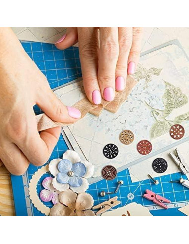 Botones de Madera Mandala Crafts - 100 Piezas 25mm Asortidos