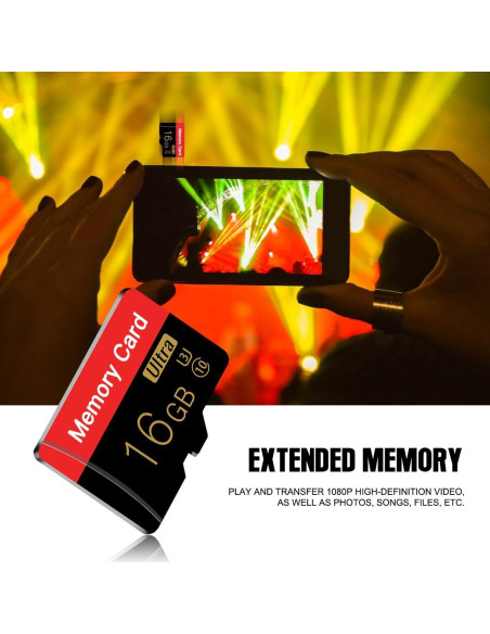 Paquete Doble de Tarjetas de Memoria Micro 16GB ESHAKHARE C10 U3 Paquete Doble de Tarjetas de Memoria Micro 16GB ESHAKHARE C10 U3