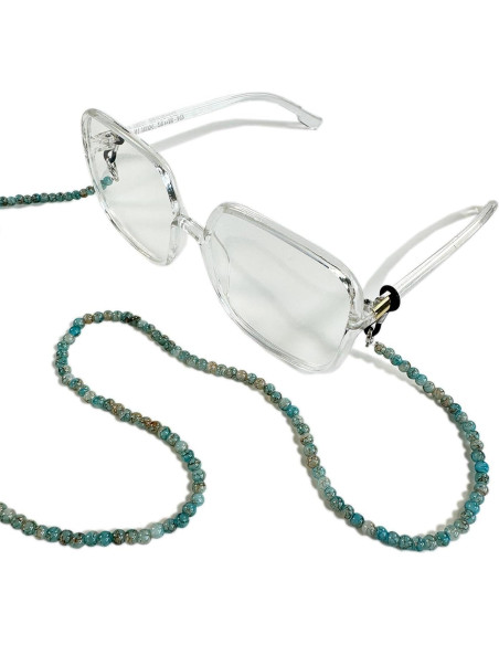 Cadena de Gafas para Mujeres DECKER - Cuentas Verdes 74 cm Cadena de Gafas para Mujeres DECKER - Cuentas Verdes 74 cm
