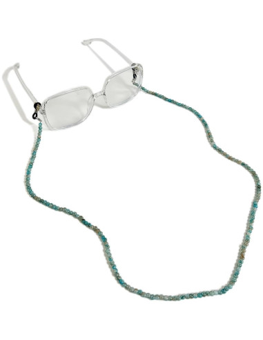 Cadena de Gafas para Mujeres DECKER - Cuentas Verdes 74 cm
