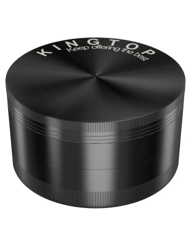 Molinillo de Especias KINGTOP 3" Aleación de Zinc Negro
