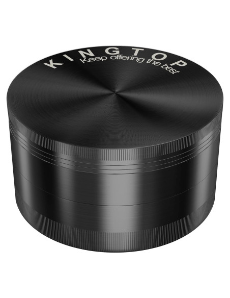 Molinillo de Especias KINGTOP 3" Aleación de Zinc Negro Molinillo de Especias KINGTOP 3" Aleación de Zinc Negro
