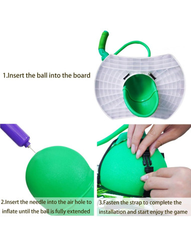 Pogo Ball con Mango Willingfun para Niños 6-12 Años Verde