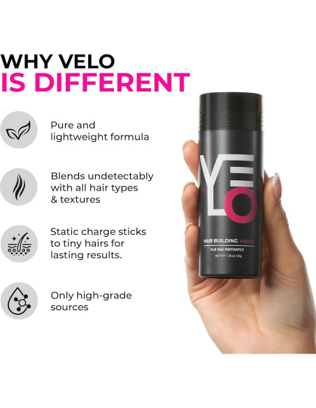 Fibras para Cabello VELO 30g Marrón Oscuro Engrosar Fibras para Cabello VELO 30g Marrón Oscuro Engrosar