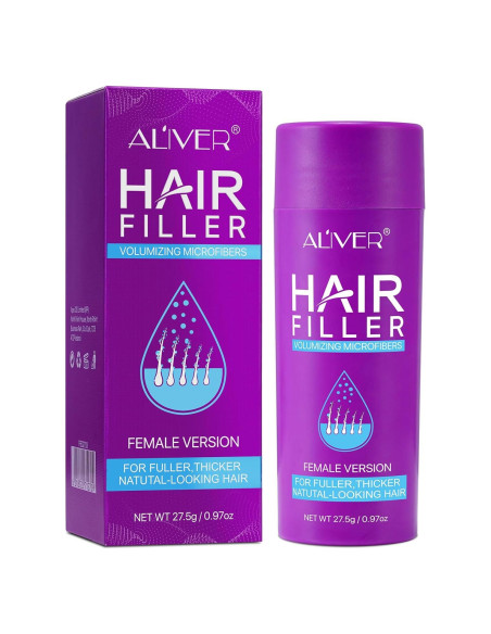 Fibras para Cabello ALIVER 27.5g Marrón Oscuro Volumen Fibras para Cabello ALIVER 27.5g Marrón Oscuro Volumen