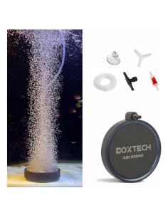 Difusor de oxígeno para acuario UPETTOOLS 8.1 cm, burbujas silenciosas