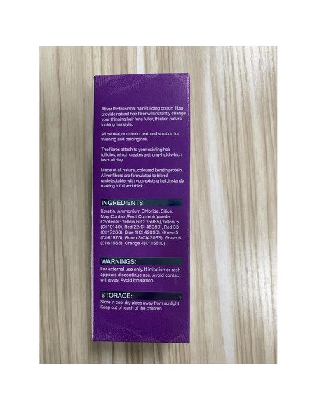 Fibras para Cabello ALIVER 27.5g Marrón Oscuro Volumen Fibras para Cabello ALIVER 27.5g Marrón Oscuro Volumen