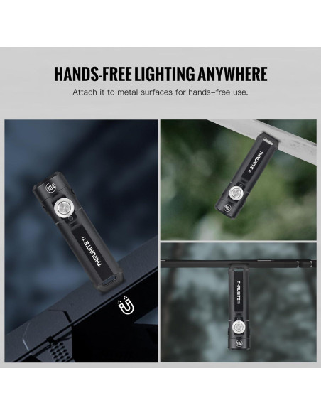 Linterna de Llavero ThruNite Ti 650 Lúmenes Recargable USB-C Linterna de Llavero ThruNite Ti 650 Lúmenes Recargable USB-C