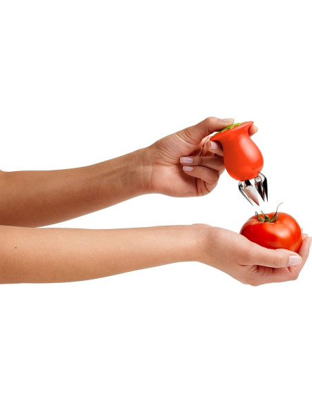 Descorazonador de Tomates Chef'n Hullster Acero Inoxidable Descorazonador de Tomates Chef'n Hullster Acero Inoxidable