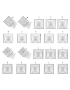 Bandejas de Colgante Cuadradas Miraclekoo 40 Pcs 25 mm