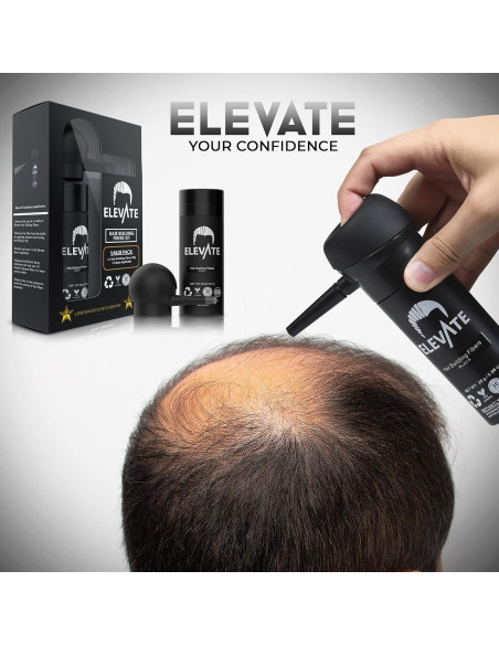 ELEVATE Kit Perfeccionamiento Cabello 2 en 1 | Fibras y Spray ELEVATE Kit Perfeccionamiento Cabello 2 en 1 | Fibras y Spray