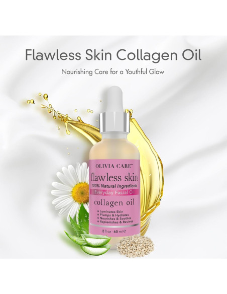 Aceite Facial de Colágeno Olivia Care 59 ml - Hidratante Natural Aceite Facial de Colágeno Olivia Care 59 ml - Hidratante Natural