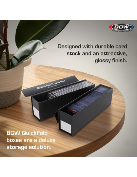 Cajas de Almacenamiento de Cartas BCW - 3 Paquete con Cierre Magnético Cajas de Almacenamiento de Cartas BCW - 3 Paquete con Cierre Magnético