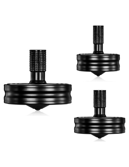 Trompo de Acero Inoxidable LOQATIDIS, 3 Piezas, Negro Trompo de Acero Inoxidable LOQATIDIS, 3 Piezas, Negro