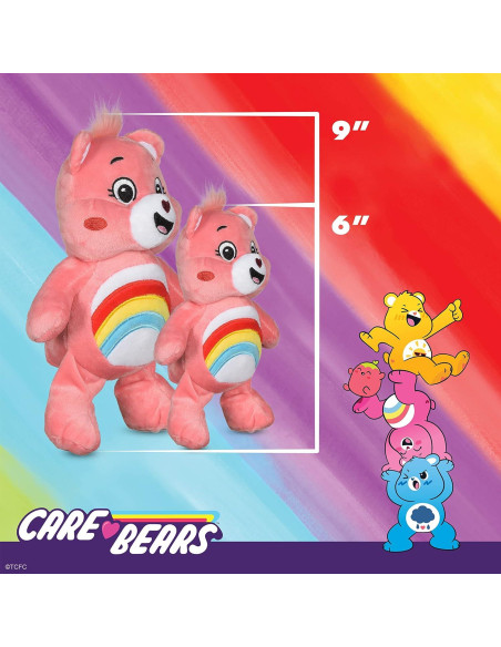 Juguete de Peluche para Perros Care Bears Cheer Bear 22.86 cm Juguete de Peluche para Perros Care Bears Cheer Bear 22.86 cm
