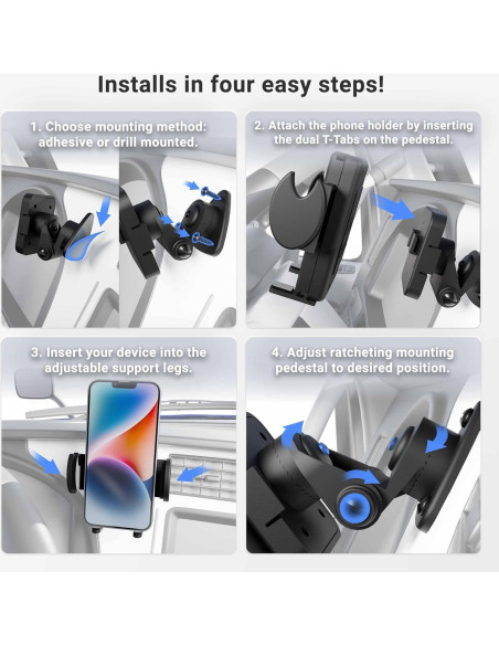 Soporte Adhesivo para Teléfono Arkon SM428 - Compatible con iPhone y Android Soporte Adhesivo para Teléfono Arkon SM428 - Compatible con iPhone y Android
