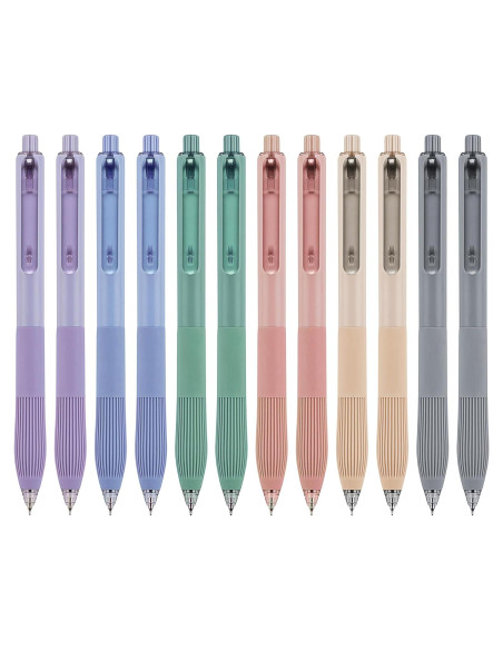 Bolígrafos de Gel Linbsunne 0.5mm Tinta Negra Retráctiles (12 unidades) Bolígrafos de Gel Linbsunne 0.5mm Tinta Negra Retráctiles (12 unidades)