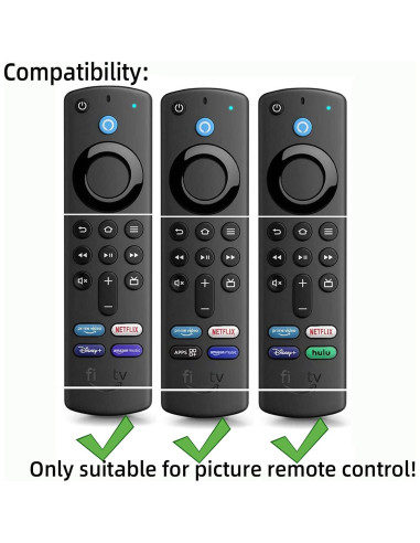 Funda de Silicona Antideslizante para Control Remoto Fire TV Stick 2021