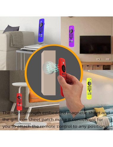 Funda de Silicona Antideslizante para Control Remoto Fire TV Stick 2021