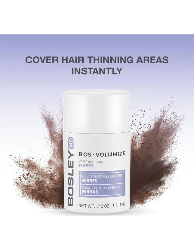 Fibras Engrosadoras BosleyMD BosVolumize para Cabello Ralo