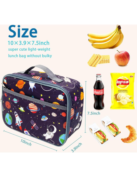 Caja de Almuerzo Kulle para Niños Astronauta 5.85L Caja de Almuerzo Kulle para Niños Astronauta 5.85L