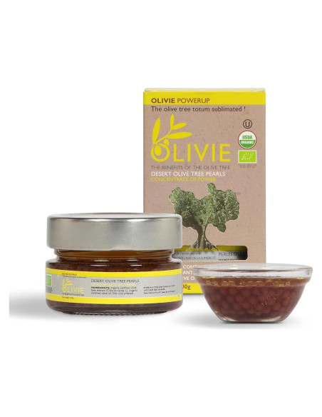 Cápsulas de Extracto de Hoja de Olivo Orgánico OLIVIE 100g Cápsulas de Extracto de Hoja de Olivo Orgánico OLIVIE 100g