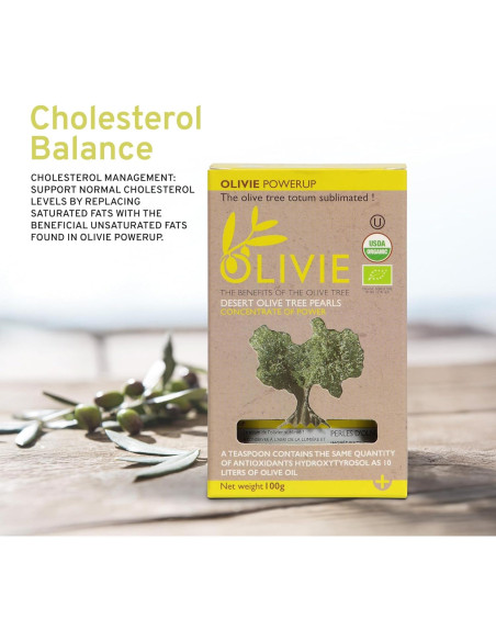 Cápsulas de Extracto de Hoja de Olivo Orgánico OLIVIE 100g Cápsulas de Extracto de Hoja de Olivo Orgánico OLIVIE 100g
