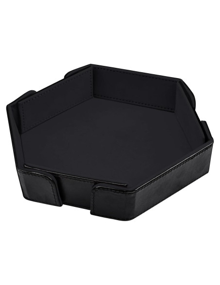 Bandeja de Dados Magnética Plegable SIQUK Hexagonal Negra Bandeja de Dados Magnética Plegable SIQUK Hexagonal Negra